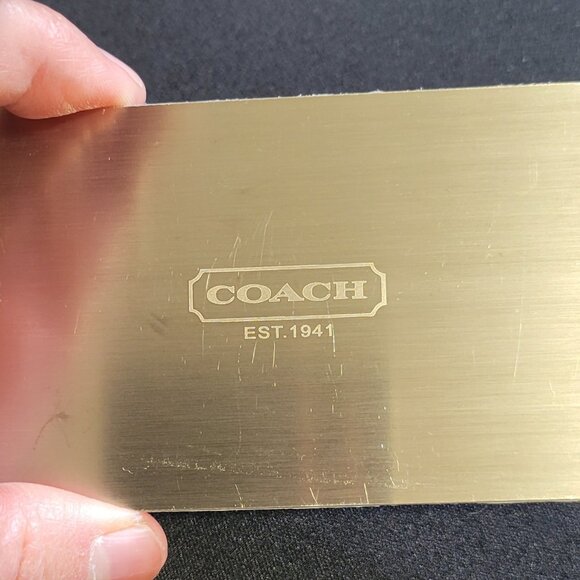 COACH designer Pocket Make-Up WITHOUT leather case/pouch - Picture 7 of 9